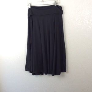 NWT Hanna Andersson Black Convertible Skirt Fold